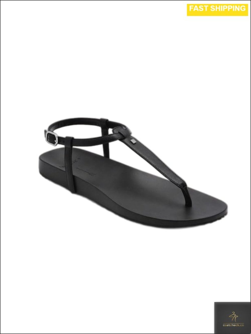 Waterproof Leather Slide Sandal Adjustable Strap Podiatrist Designed Footbed